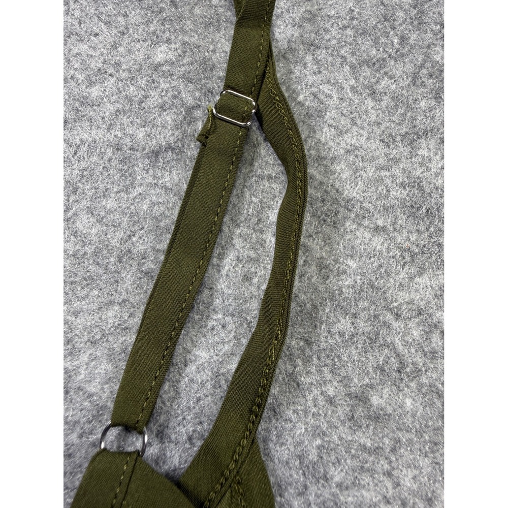 Buenos Ninos Romper Womens XXL Olive Green Smocked Waist Adjustable Straps NEW - Picture 13 of 14